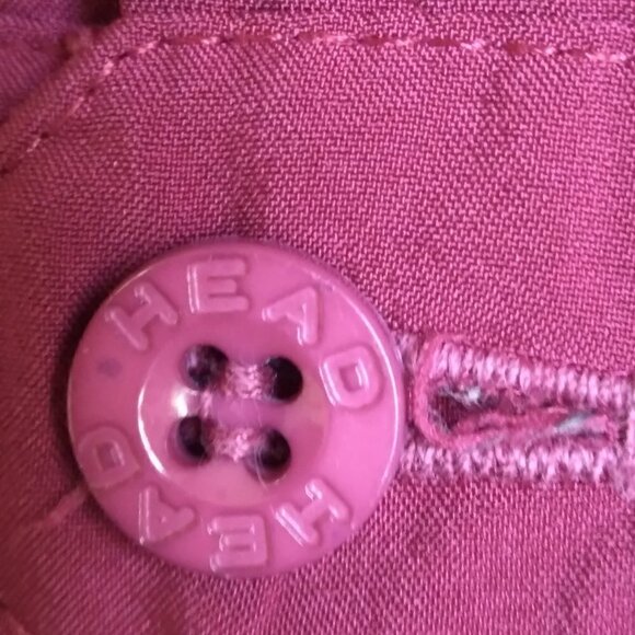 Head Vintage Hot Pink Pleated Peplum Front Mini Skirt USA Made Super Cute!  SzS - Picture 8 of 8